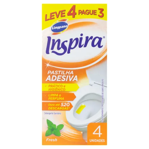 Pastilha Adesiva Inspira Fresh C/3 - LIMPPANO