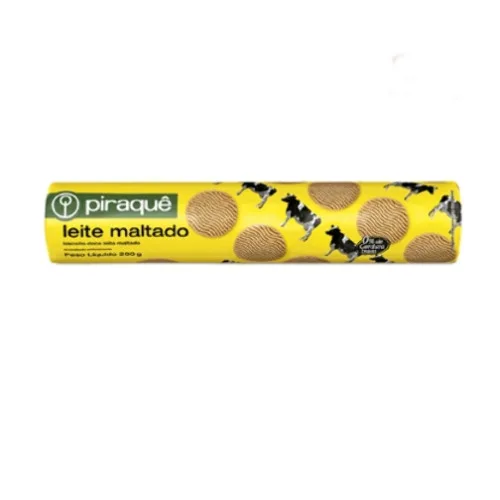 Biscoito Leite Maltado Piraquê Pacote 200g - PIRAQUE