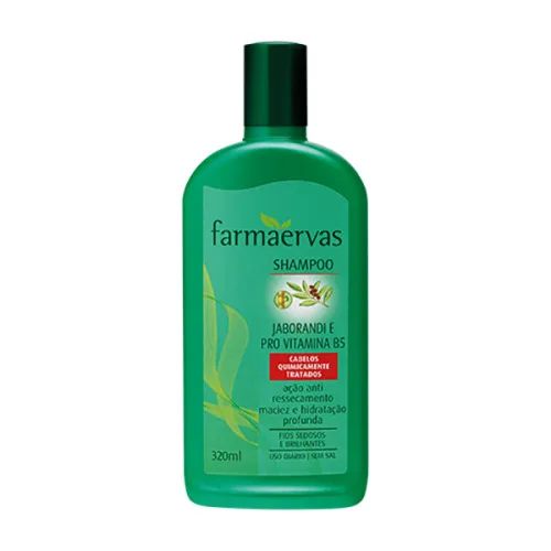 Shampoo Farmaervas Jaborandi E Pro Vitamina B5 - FARMAERVAS