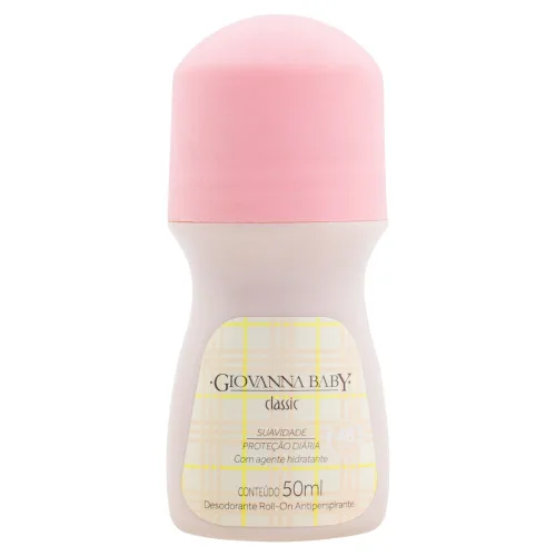 Desodorante Roll On Giovanna Baby 50ml Feminino Rosa Unit - GIOVANNA BABY