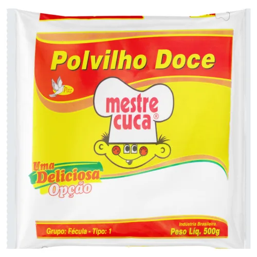 Polvilho Doce Tipo 1 Mestre Cuca Pacote 500g - MESTRE CUCA