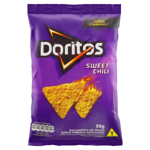 Salgadinho De Milho Sweet Chili Doritos Pacote 96g - DORITOS