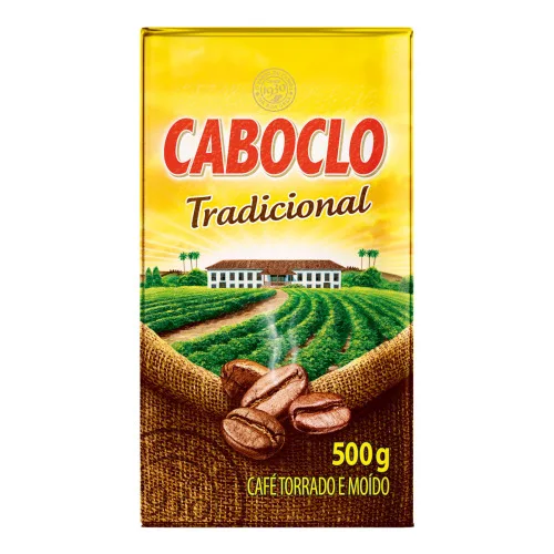 Café Torrado E Moído A Vácuo Tradicional Caboclo Caixa 500g - CABOCLO