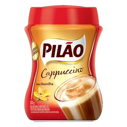 Cappuccino De Baunilha Pilão Pote 200g - PILAO