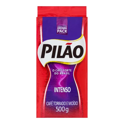 Café Torrado E Moído A Vácuo Intenso Pilão Pacote 500g - CAFE PILAO