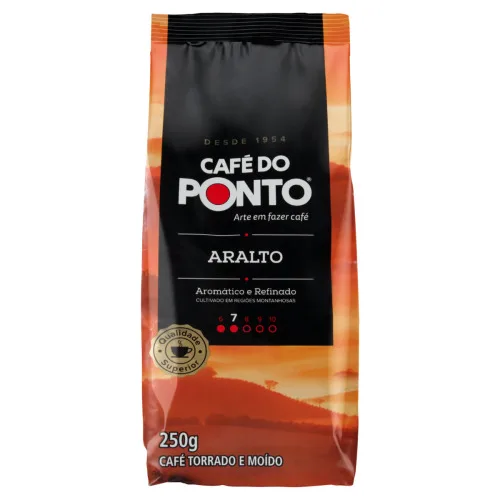 Café Torrado E Moído Superior Aralto Café Do Ponto Pacote 250g - DO PONTO