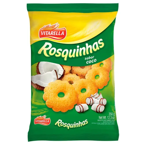 Biscoito Vitarella Rosq Coco - VITARELLA