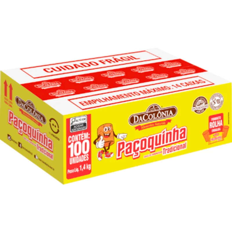 Doce Paçoca DaColônia Rolha 100 un