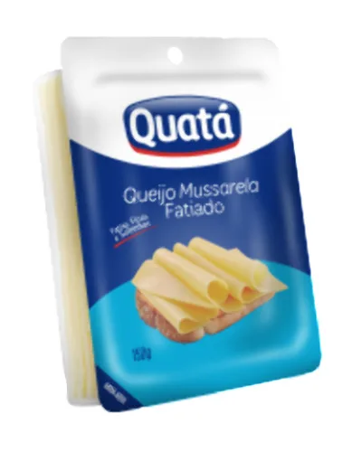 Queijo Quata Mussarela Fatiada 150gr - QUATA