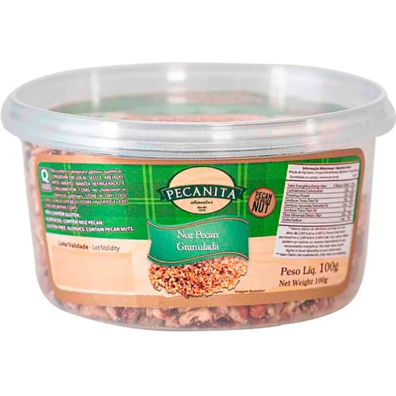 Noz Pecan Pecanita Granulada 100g