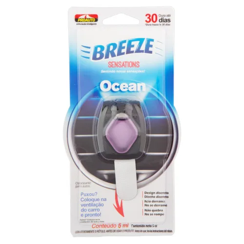 Odorizante Breeze Proauto Sensations Misto Fragrancia Ocean - PROAUTO