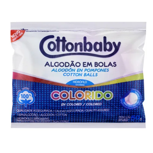 Algodao Cottonbaby Bola Color - COTTONBABY