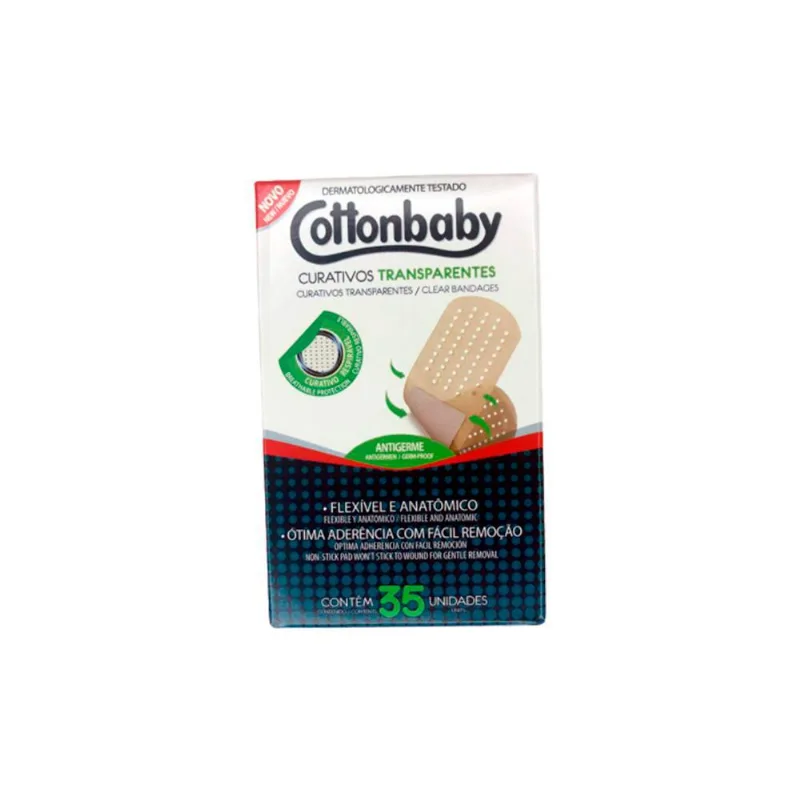 Kit 350 Curativos Tipo Band Aid Transparente