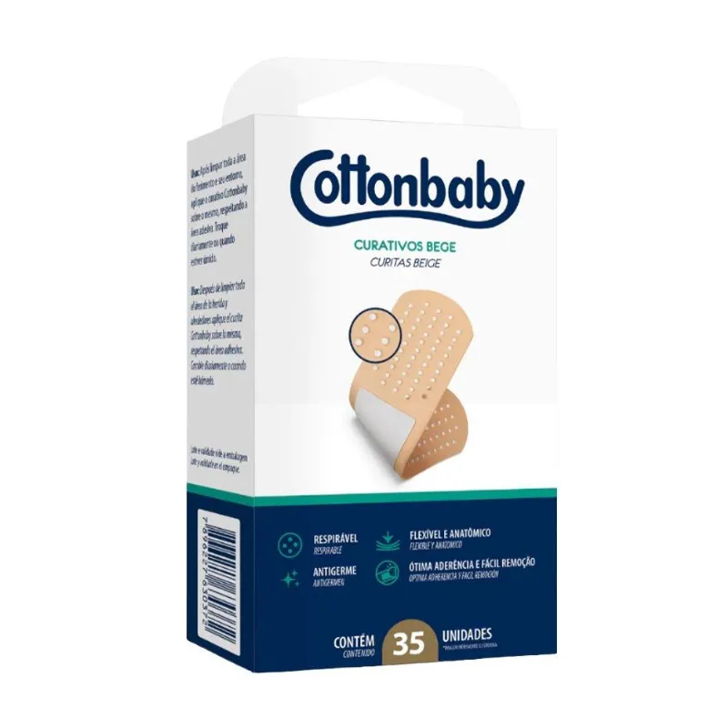 Curativo Cottonbaby Tradicional 12x35x1