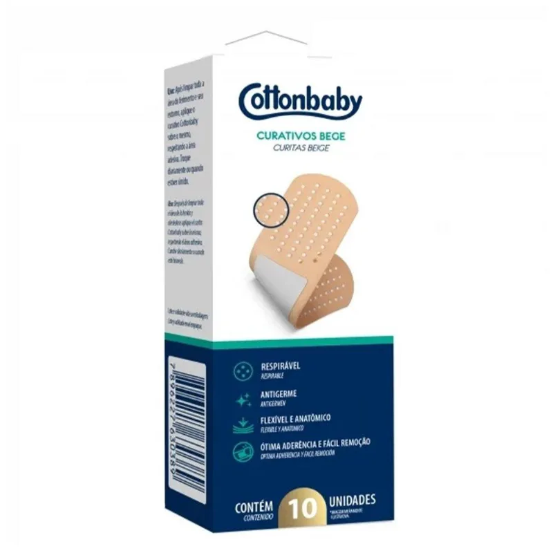 Curativo Cottonbaby Tradicional 12x10x1