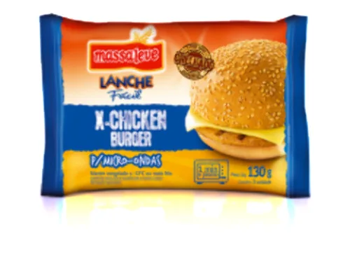 Lanche Facil Massaleve Chicken Burguer - MASSALEVE