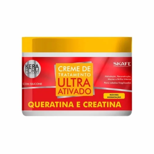 Creme Trat Ultra Ativ Queratina E Cremeeatina - SKAFE