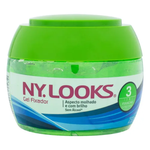 Gel Fixador Ny Looks 250g Fator 3 Verde Unit - NY LOOKS