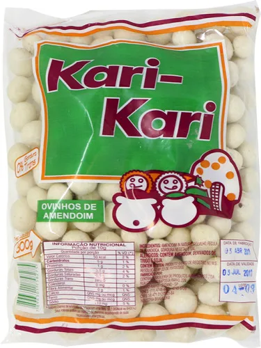 Ovinhos Kaki Kari 300gr Amendoim - AMENDOIM