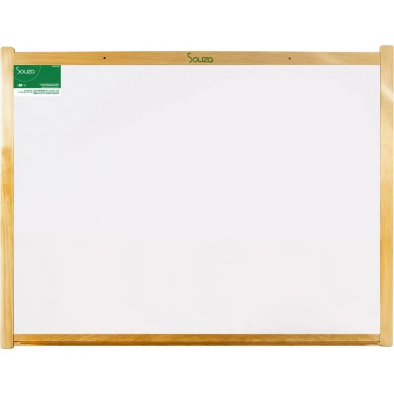 Quadro Branco Moldura Madeira 120X090CM Magitel - Souza