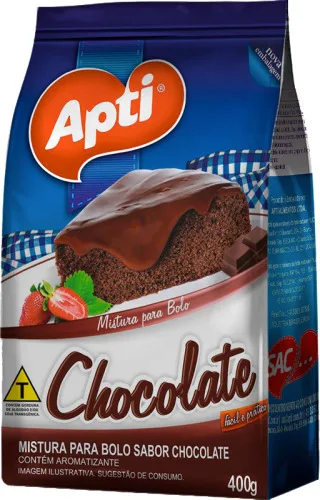 Bolo Apti Chocolate Caixa - APTI