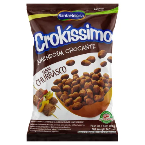Amendoim Crokissimo 400g Churrasco - AMENDOIM