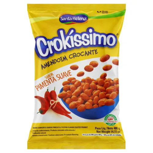 Amendoim Crokissimo 400g Pimenta - AMENDOIM