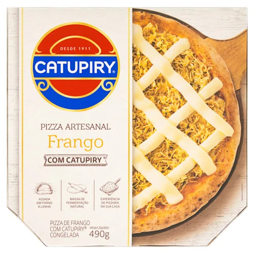 Pizza Frango Catupiry Artesanal Caixa 490g - CATUPIRY