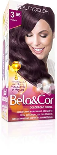 Tint Bela Cor Mini 3.66 Violeta - BELA&COR