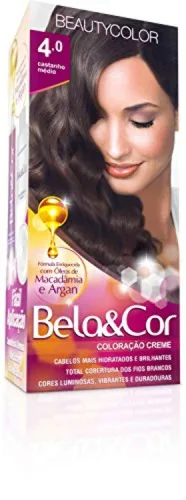 Tint Bela Cor Mini 4.0 Castanho Medio - BELA&COR