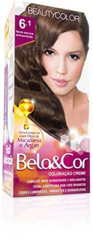Tint Bela Cor Mini 6.1 Louro Escuro Acinz - BELA&COR