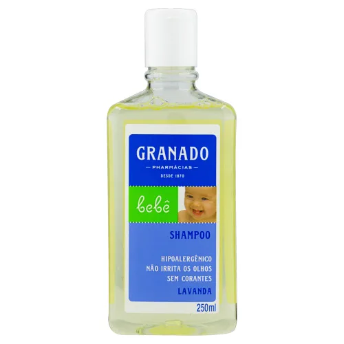 Shampoo Infantil Lavanda Granado Bebê Frasco 250ml - GRANADO
