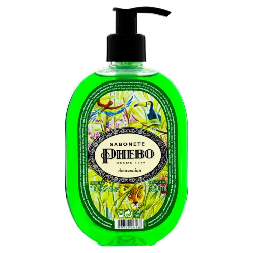 Sabonete Líquido Amazonian Phebo Frasco 320ml - PHEBO
