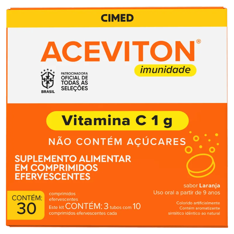 Kit Aceviton 30 Comprimidos 1g