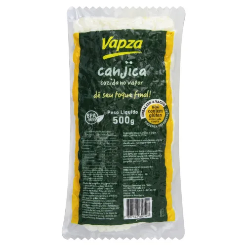 Canjica De Milho Cozida No Vapor Vapza Pacote 500g - VAPZA
