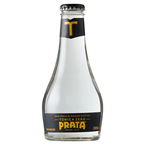 Água Tônica Prata Zero Açúcar Garrafa 200ml - PRATA