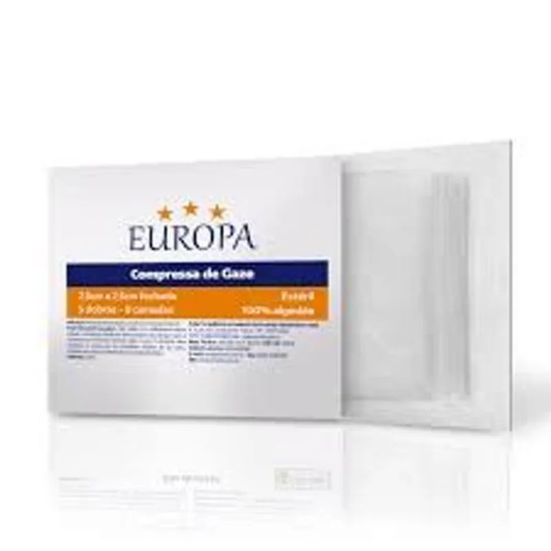 Compressa De Gaze 11f. Esteril S/rx 5 Dobras Europa