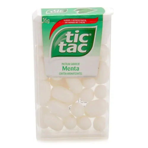 Pastilha Menta Tic Tac Caixa 16g - TIC TAC