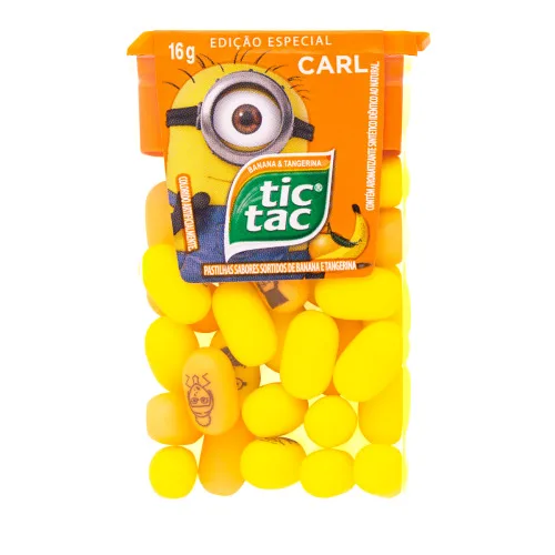 Pastilhas Tic Tac Edição Minions Sabor Maracujá - TIC TAC