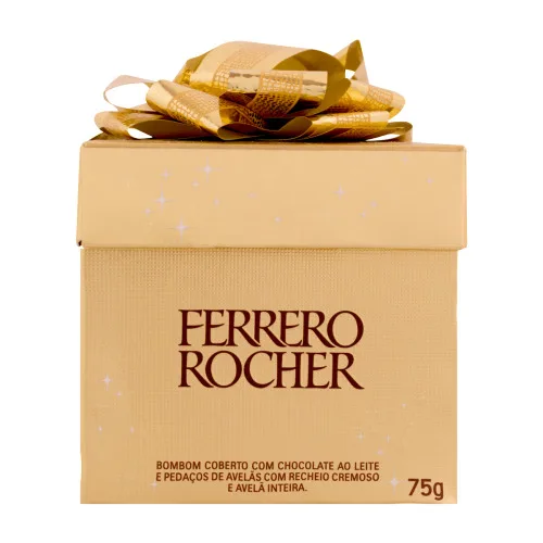 Bombom Ferrero Rocher 75g - FERRERO ROCHER