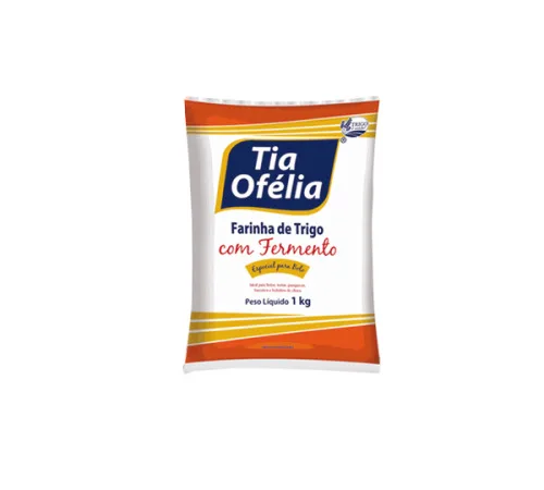 Farinha De Trigo Tia Ofelia Fermento 1kg - TIA OFÉLIA