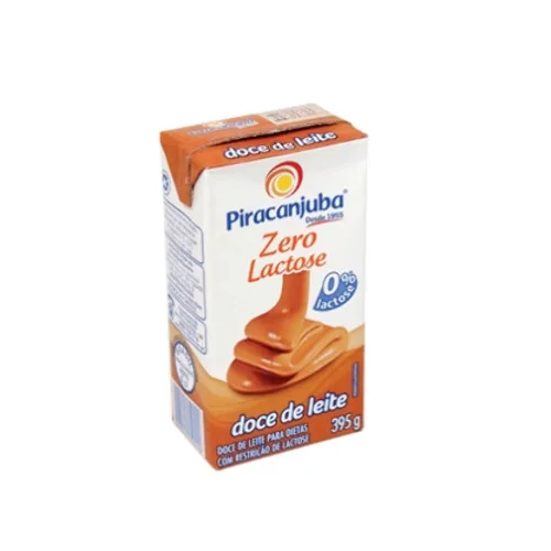 Doce De Leite Zero Lactose Piracanjuba Caixa 395g - PIRACANJUBA