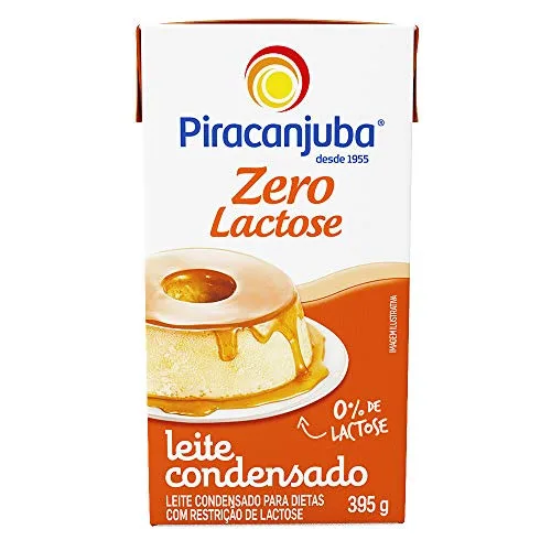 Leite Condensado Zero Lactose Piracanjuba Caixa 395g - PIRACANJUBA