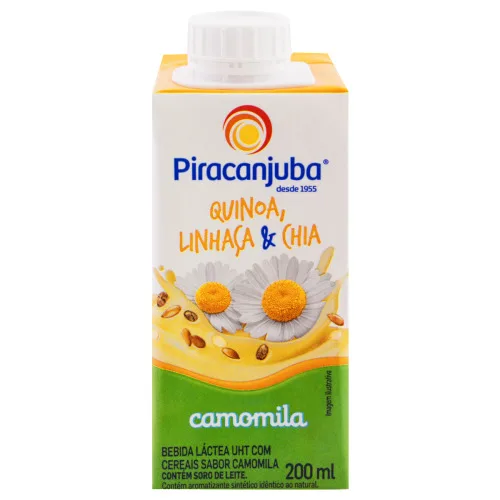 Bebida Láctea Uht De Camomila Piracanjuba Caixa 200ml - PIRACANJUBA