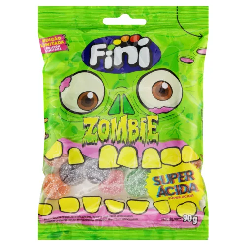 Balas Fini Gelatina 100g Zombie Super Acida - FINI