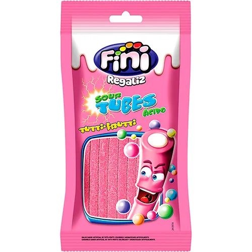 Bala Fini Tubes Tutti Frutti Acido - FINI