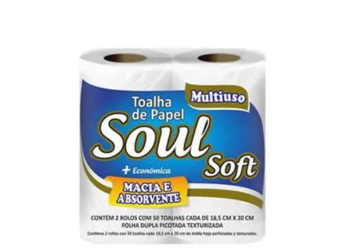 TOALHA DE PAPEL SOUL COM 2 - SOUL