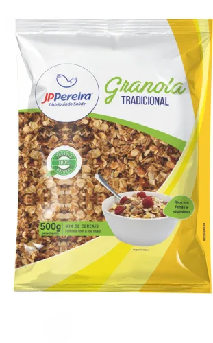 Granola J P Pereira Tradicional C/mel - J P PEREIRA