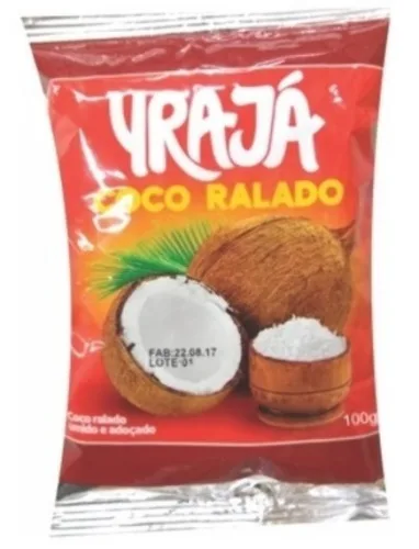 Coco Ralado Yraja 100g Umido Adocad - YRAJA