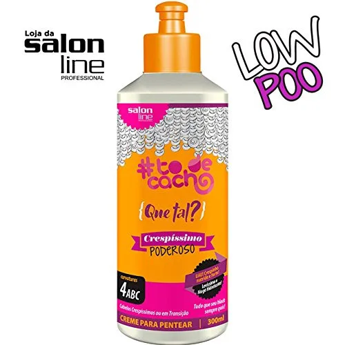 Creme Para Pentear Salon Line 300ml Todecacho Crespissimo Poderoso Unit - SALON LINE